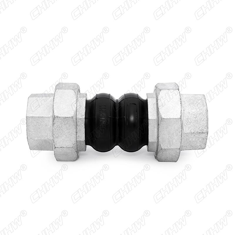 DN65絲扣連接橡膠軟接頭(經緯線橡膠接頭)