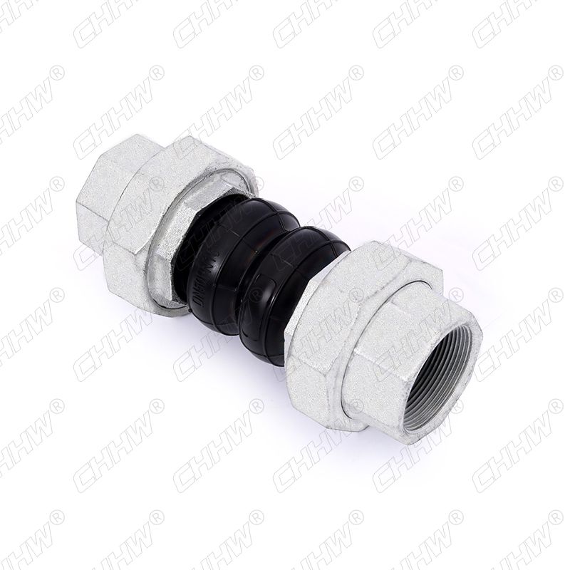 DN65絲扣連接橡膠軟接頭(經緯線橡膠接頭)